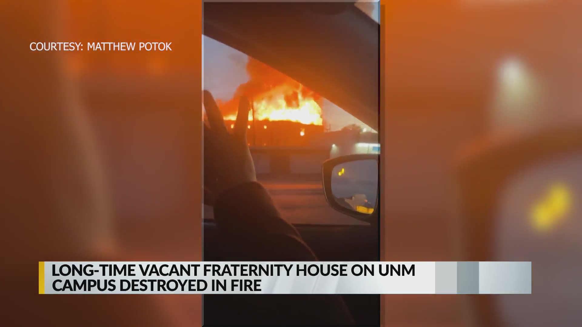 Vacant frat house catches fire on UNM campus – KRQE NEWS 13 – Breaking ...