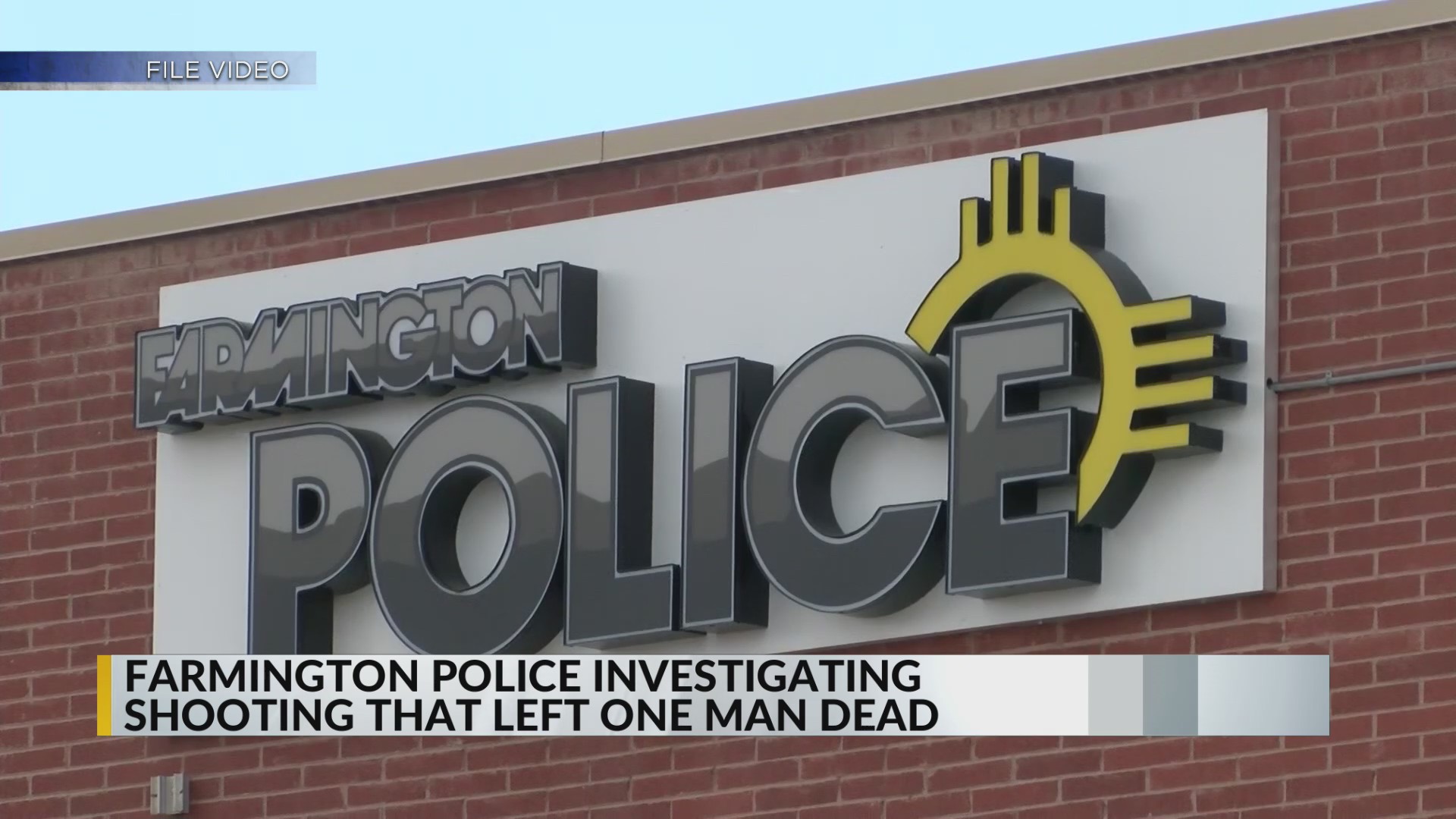 Farmington Police investigating fatal shooting KRQE NEWS 13