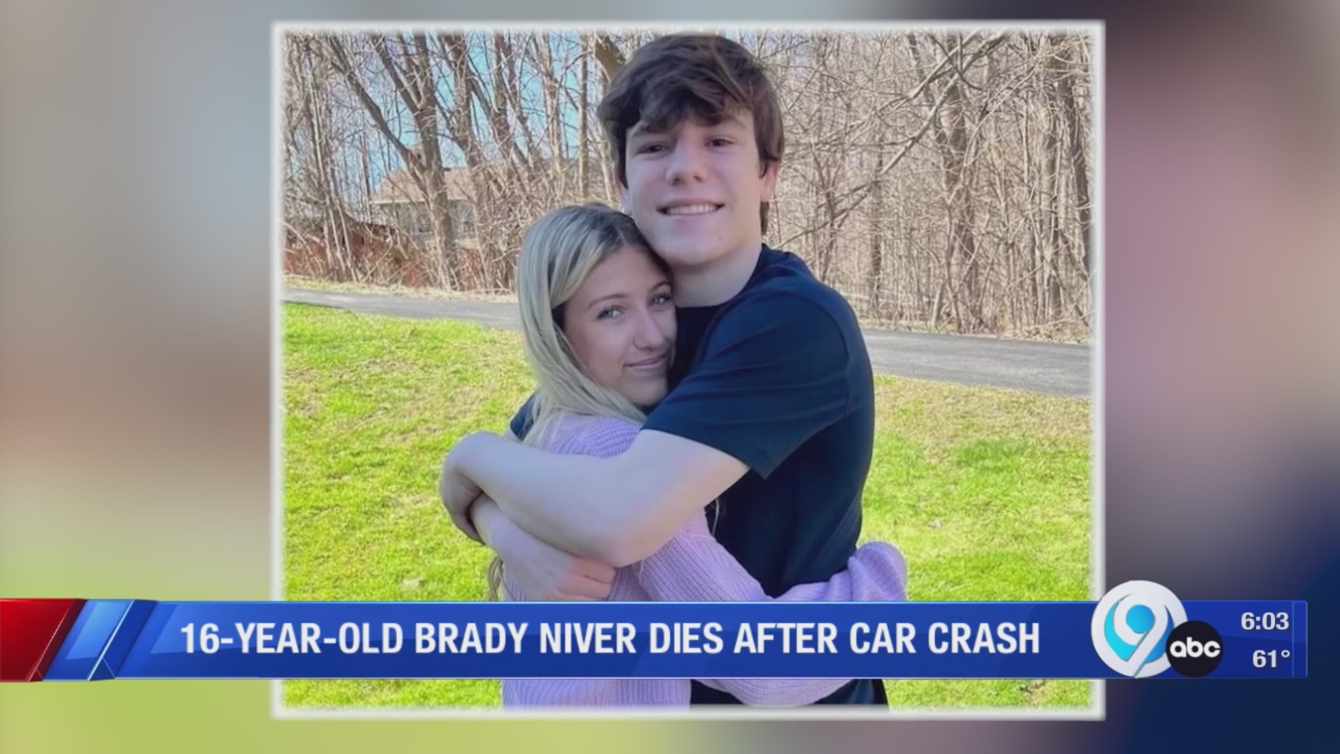 16yearold Brady Niver dies after car crash WSYR