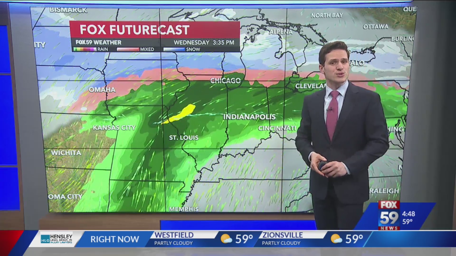 A major storm system brings an array of weather to the Midwest later ...