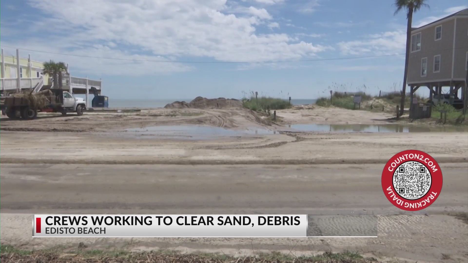 Cleanup underway on Edisto Beach after Tropical Storm Idalia WCBD News 2