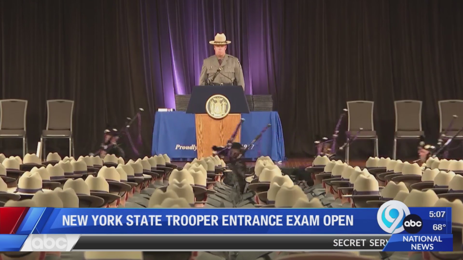New York State Trooper Entrance Exam Open WSYR