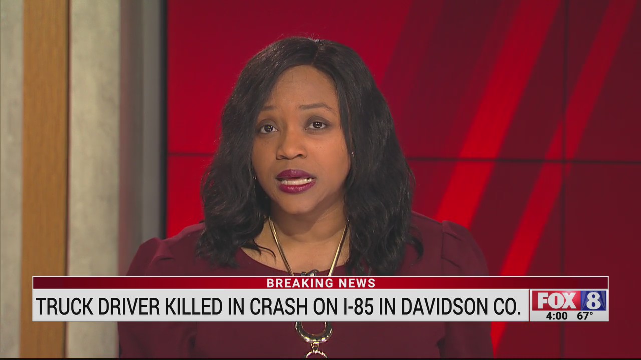 Truck driver killed in crash on I-85 in Davidson County – FOX8 WGHP