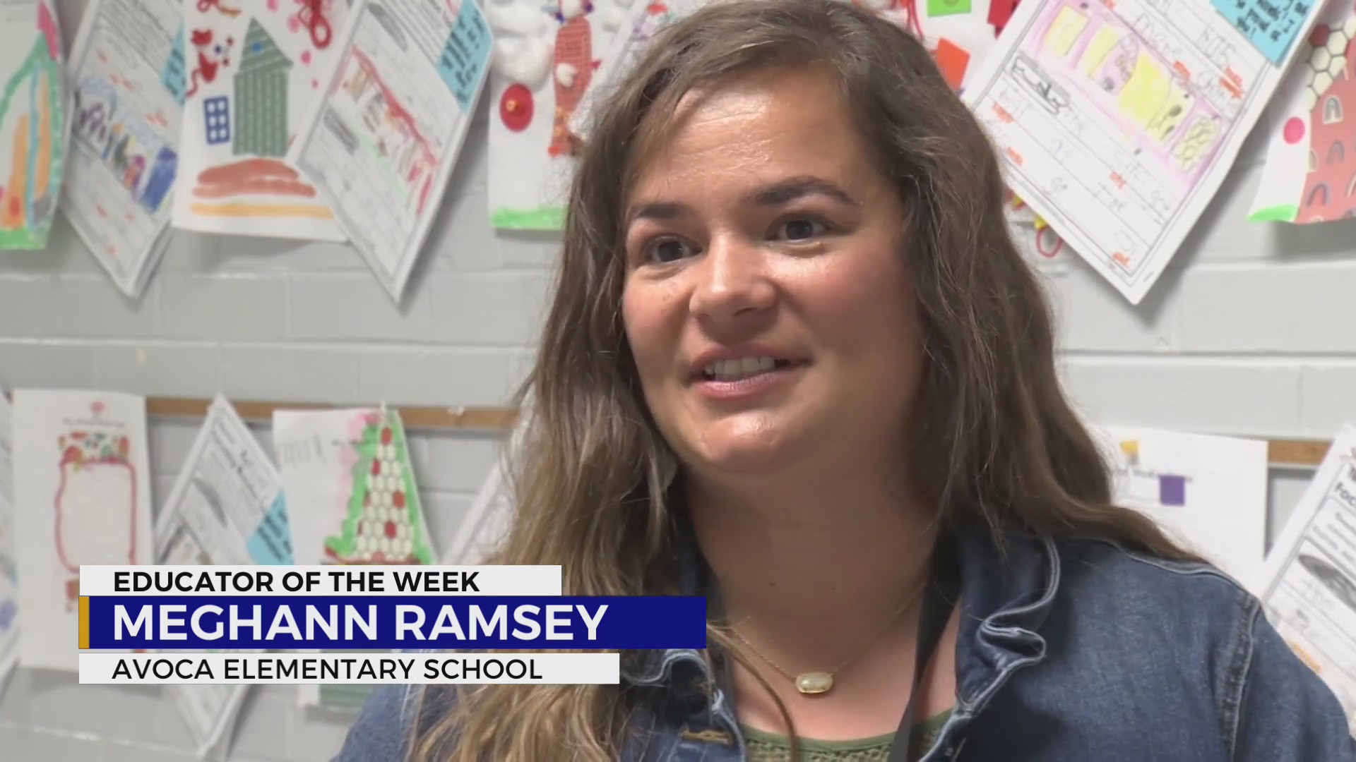 Educator of the Week Meghann Ramsey, Avoca Elementary School WJHL