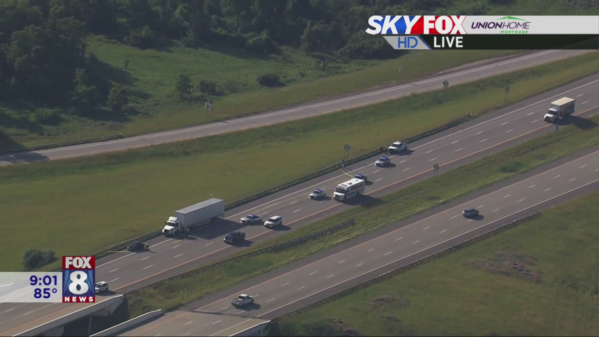 SkyFOX I-71 crash in Medina County – Fox 8 Cleveland WJW