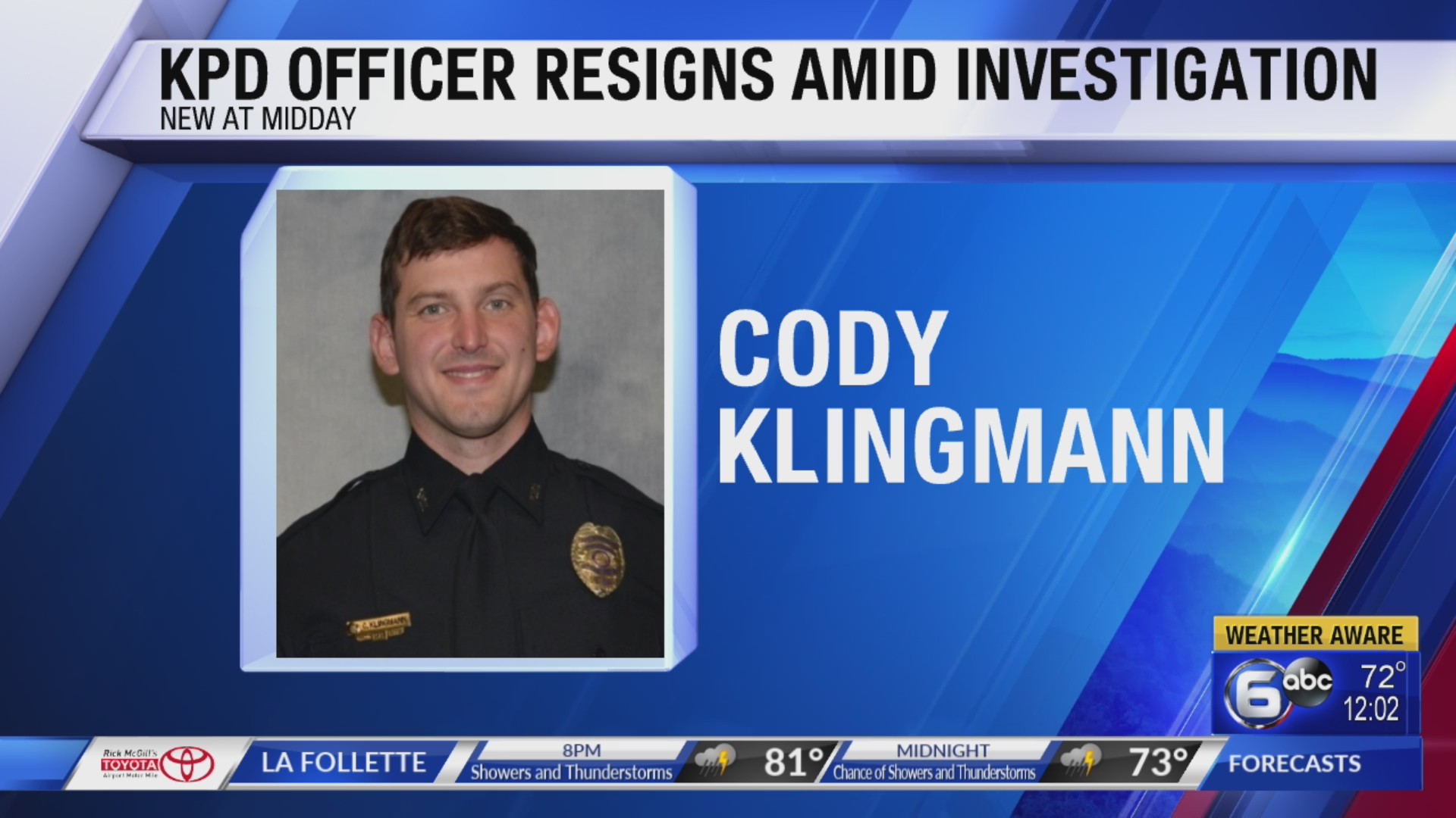 KPD officer resigns amid investigation – WATE 6 On Your Side