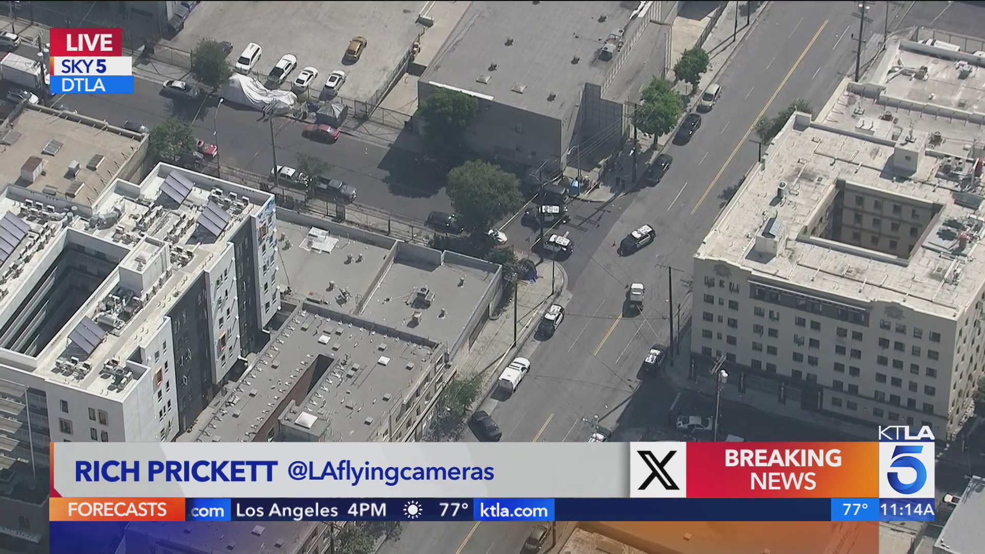 Police shooting investigation underway in downtown L.A. – KTLA