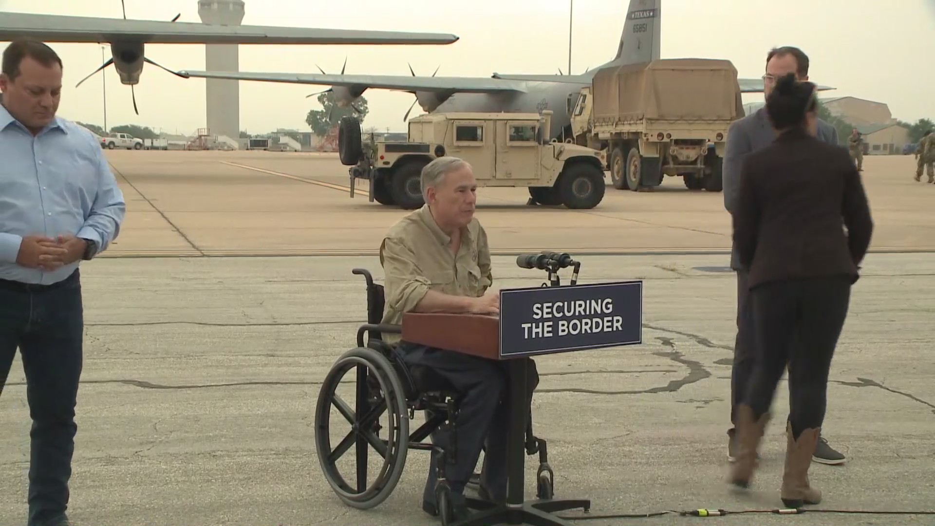 Abbott gives update on border security ahead of Title 42 expiration ...