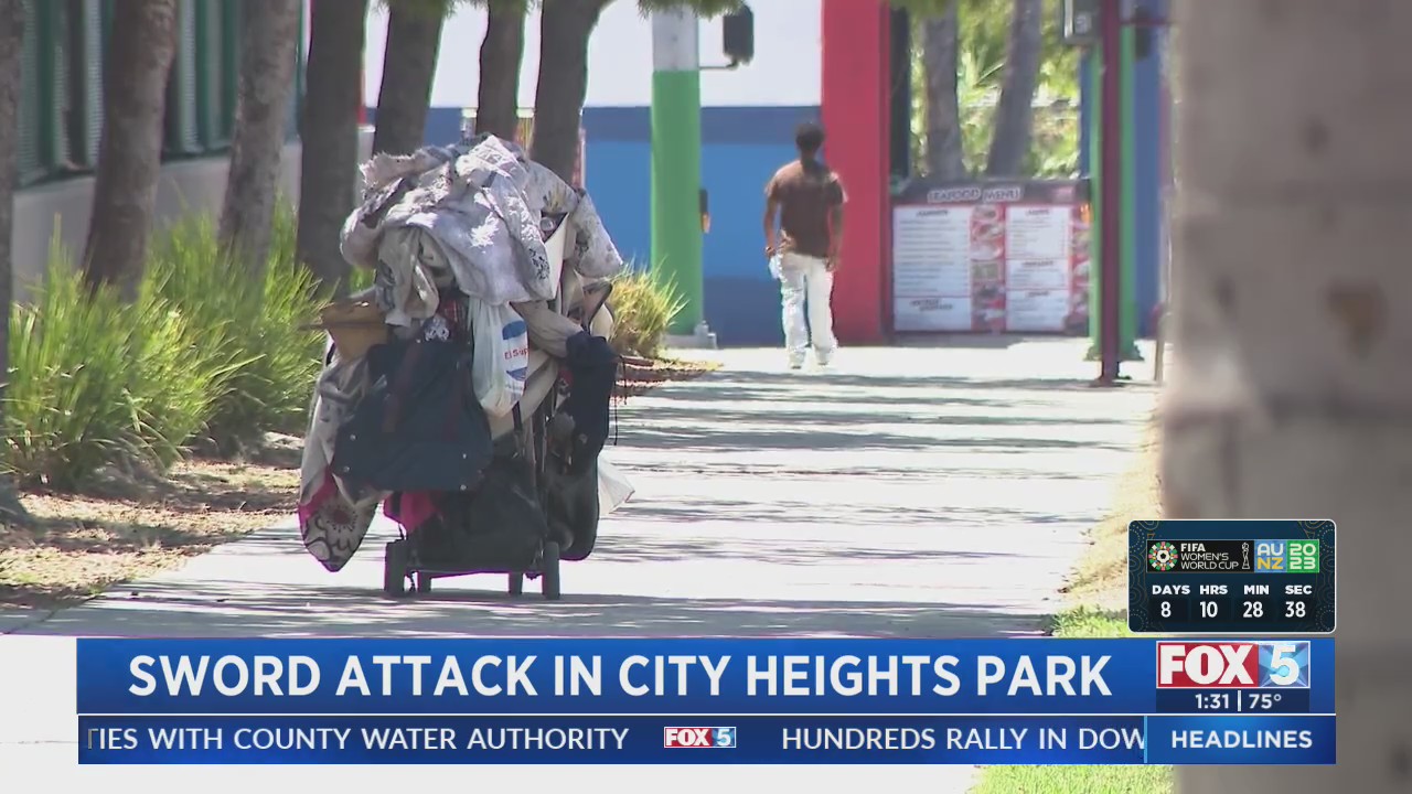 Woman Scalped With Sword At City Heights Park – FOX 5 San Diego & KUSI News