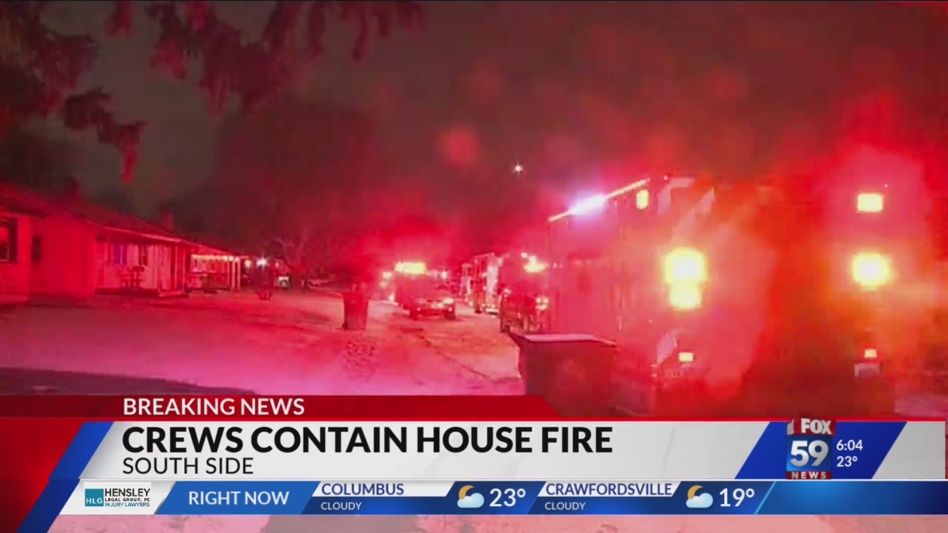Crews contain house fire on south side – Fox 59