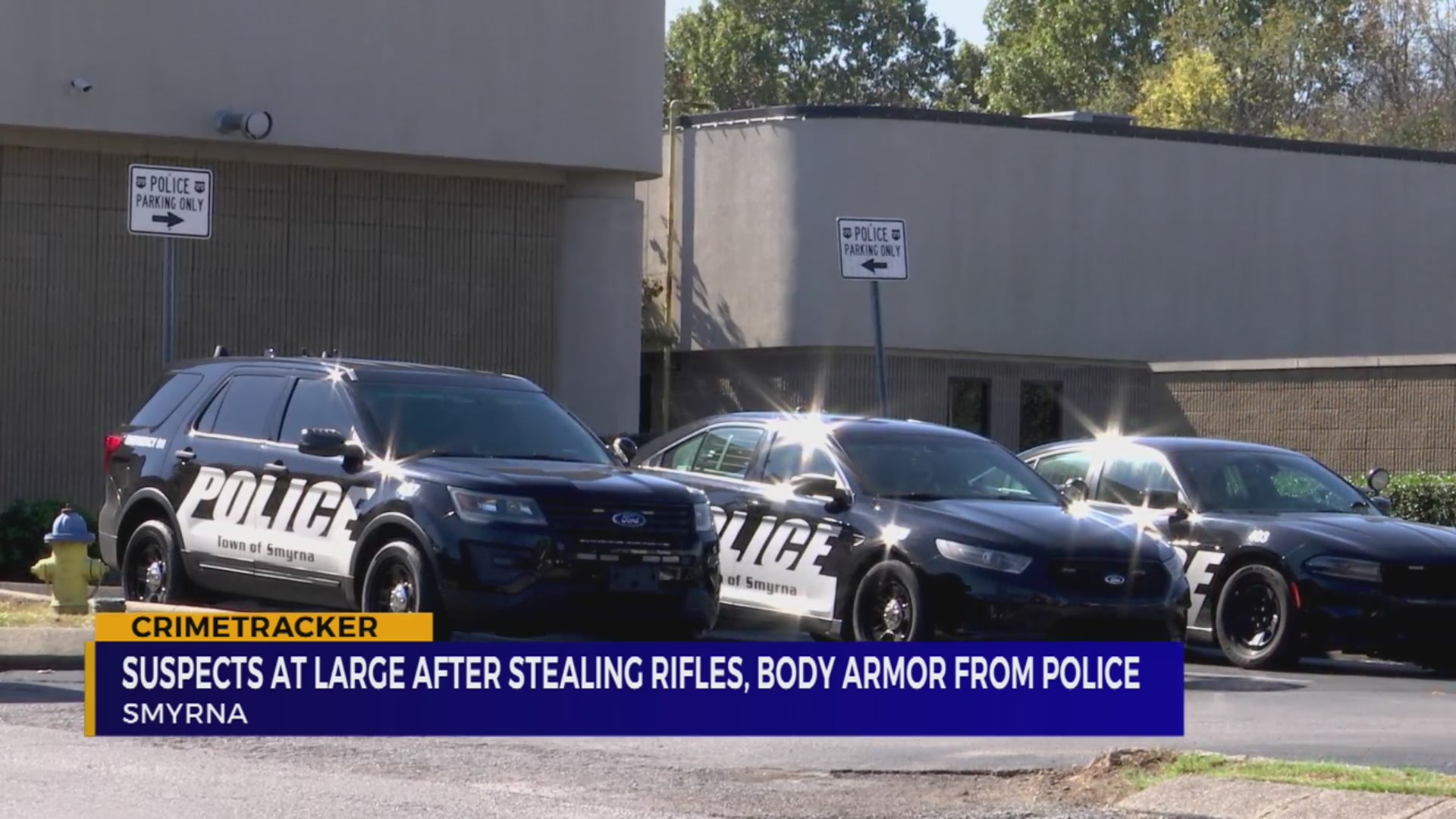 Suspects at large after stealing rifles, body armor from police – WKRN ...