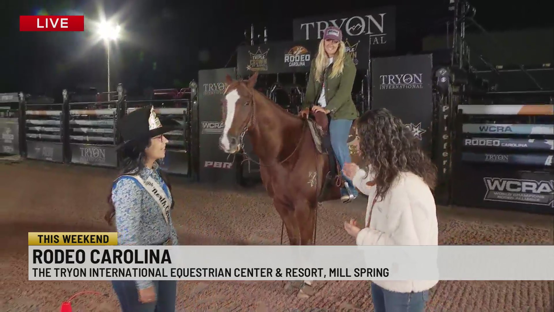 Rodeo Carolina shows off professionals in roping and riding at TIEC Oct ...
