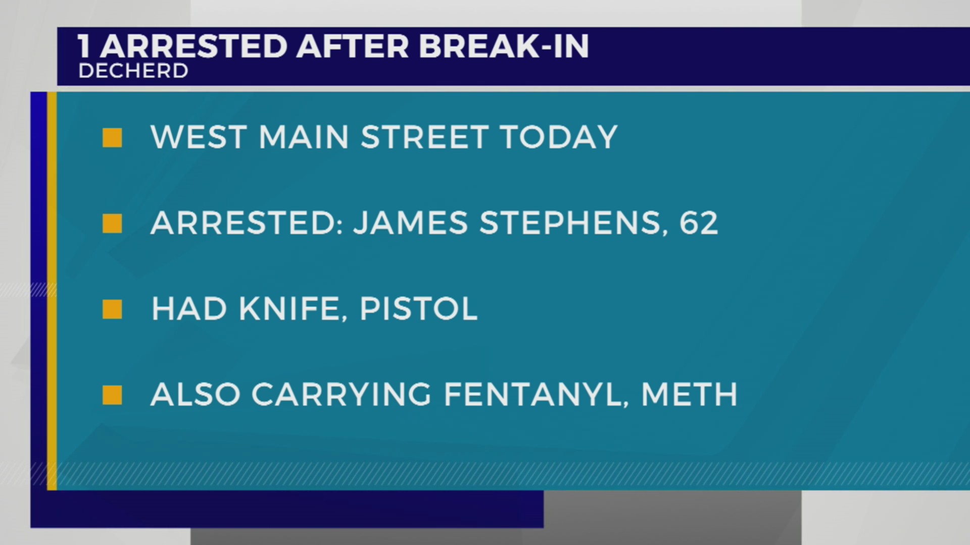 Decherd officers arrest man after finding fentanyl, meth in pocket ...