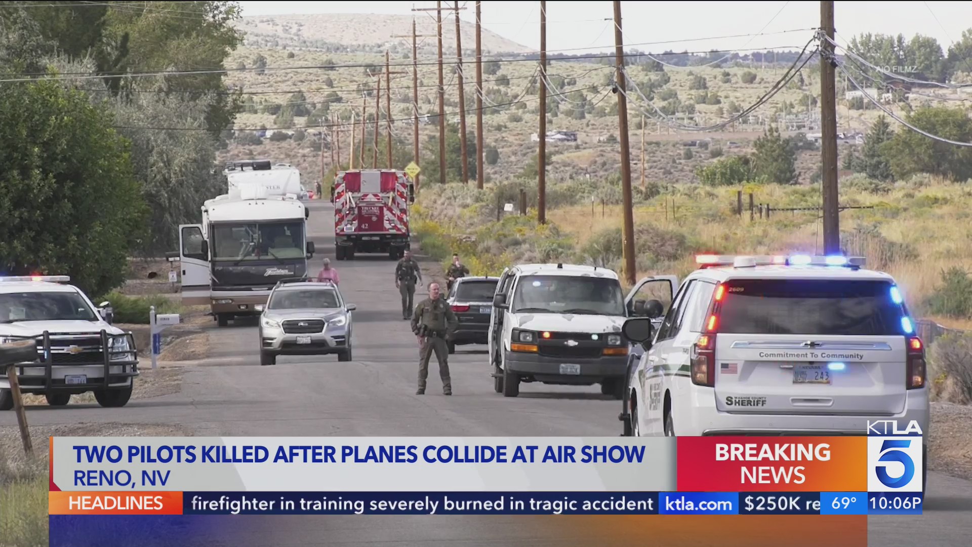 Guardian Flight Crash Reno 2 pilots killed after planes collide at air show in Reno – KTLA
