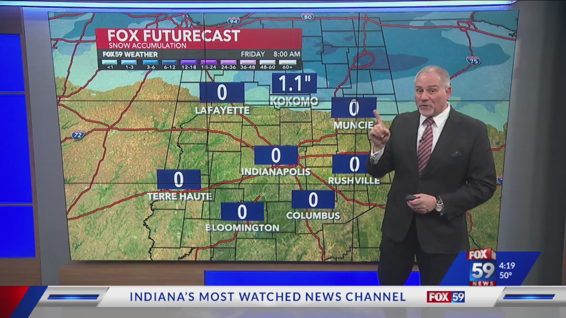 Cooler with rain and snow chances coming soon – Fox 59
