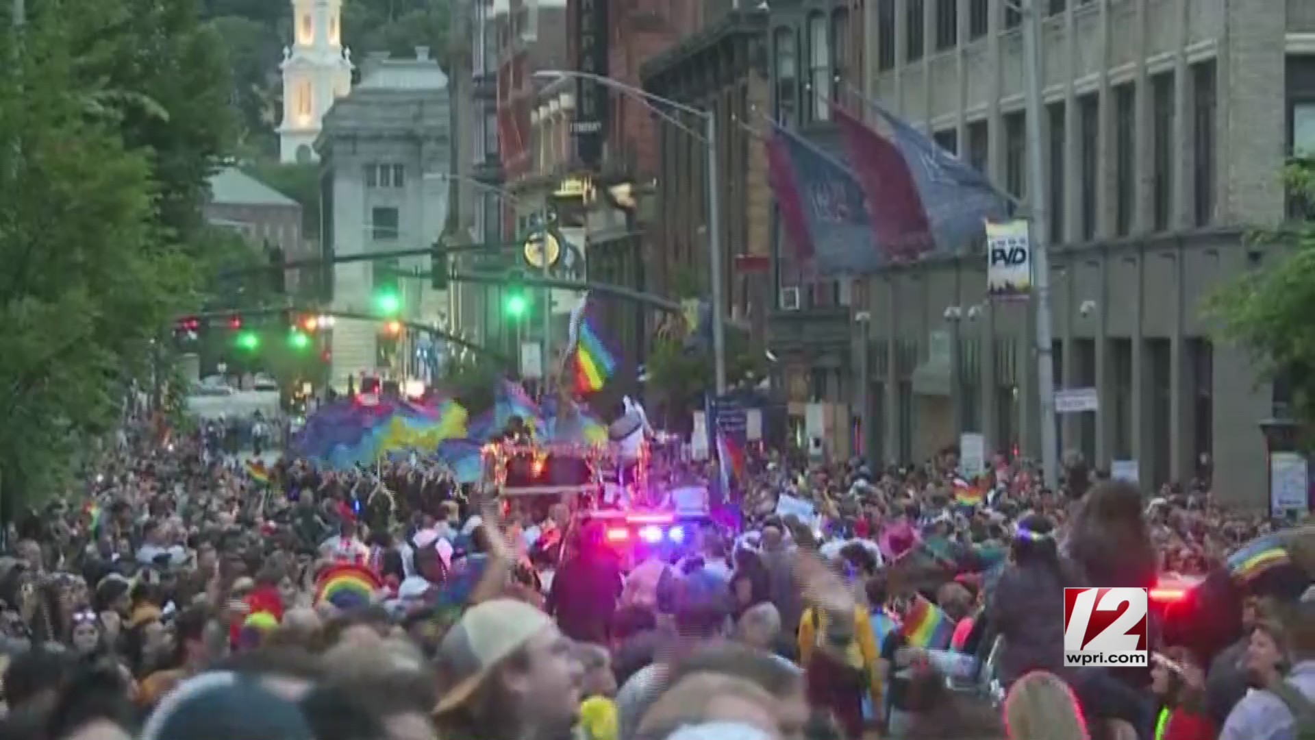 Thousands celebrating PrideFest in Providence