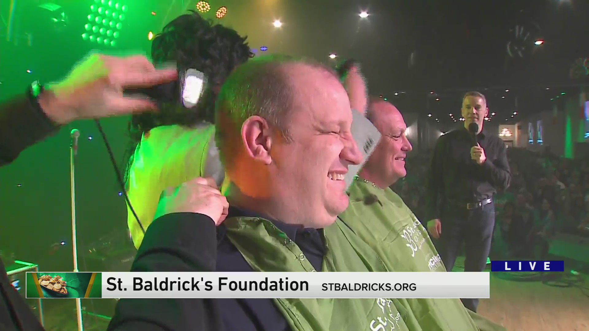 Shaving heads for St Baldrick’s Foundation – WGN-TV