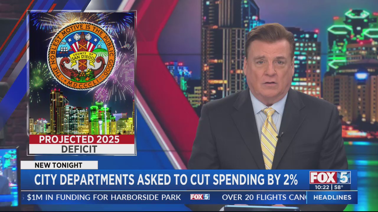 City Departments Asked To Cut Spending By 2% – FOX 5 San Diego & KUSI News