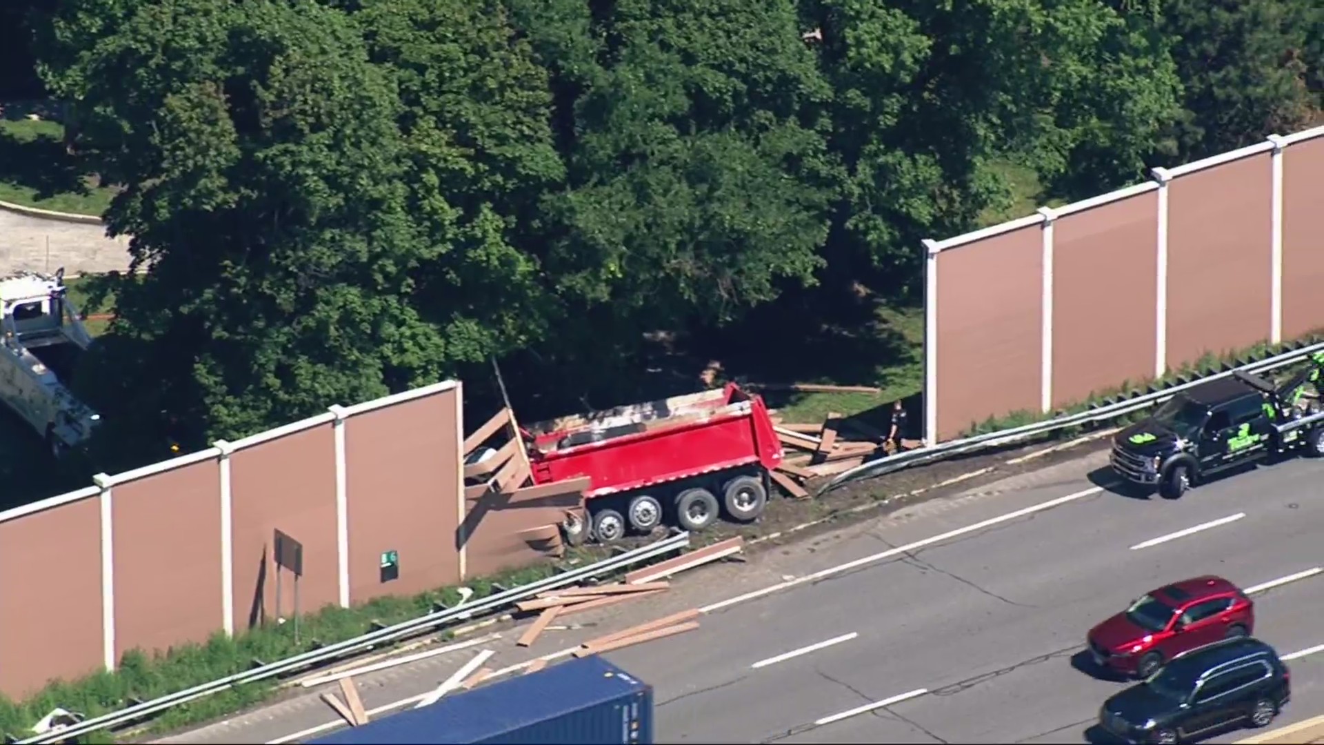 Dump truck crashes on I-90 – Fox 8 Cleveland WJW