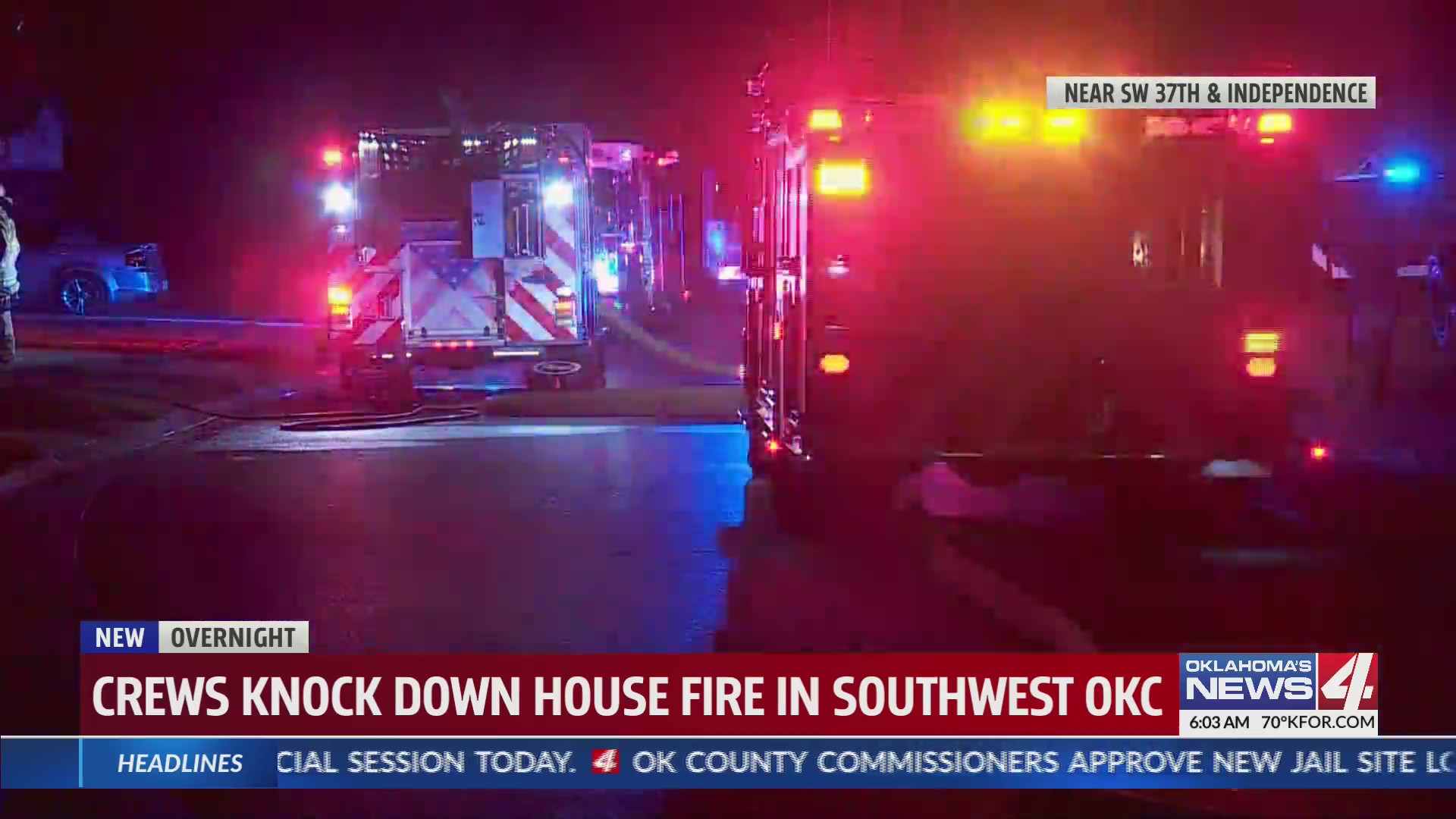 Fire crews take down SW Oklahoma City house fire – KFOR.com Oklahoma City