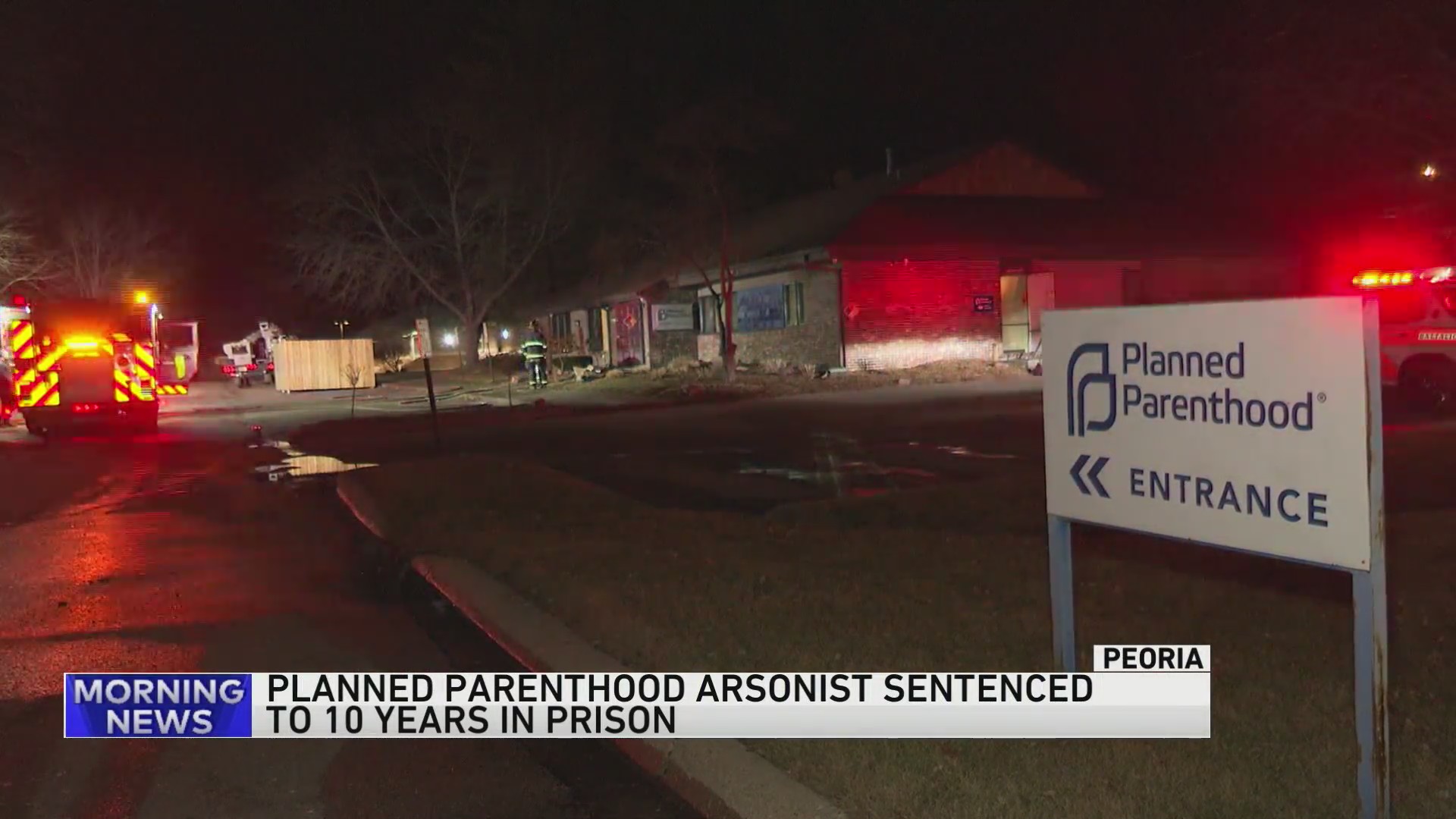 Man sent to prison for 10 years for setting a fire at an Illinois ...