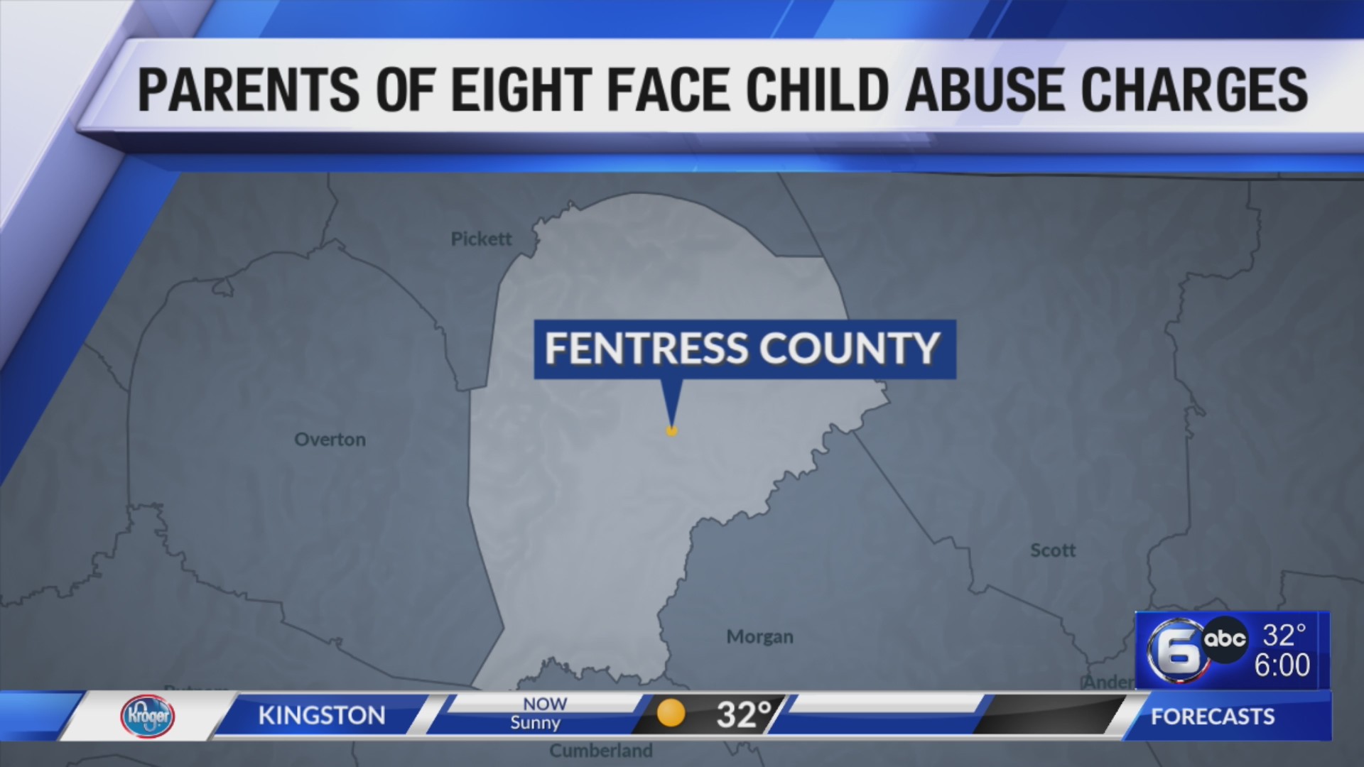Parents of eight face child abuse charges in Fentress County