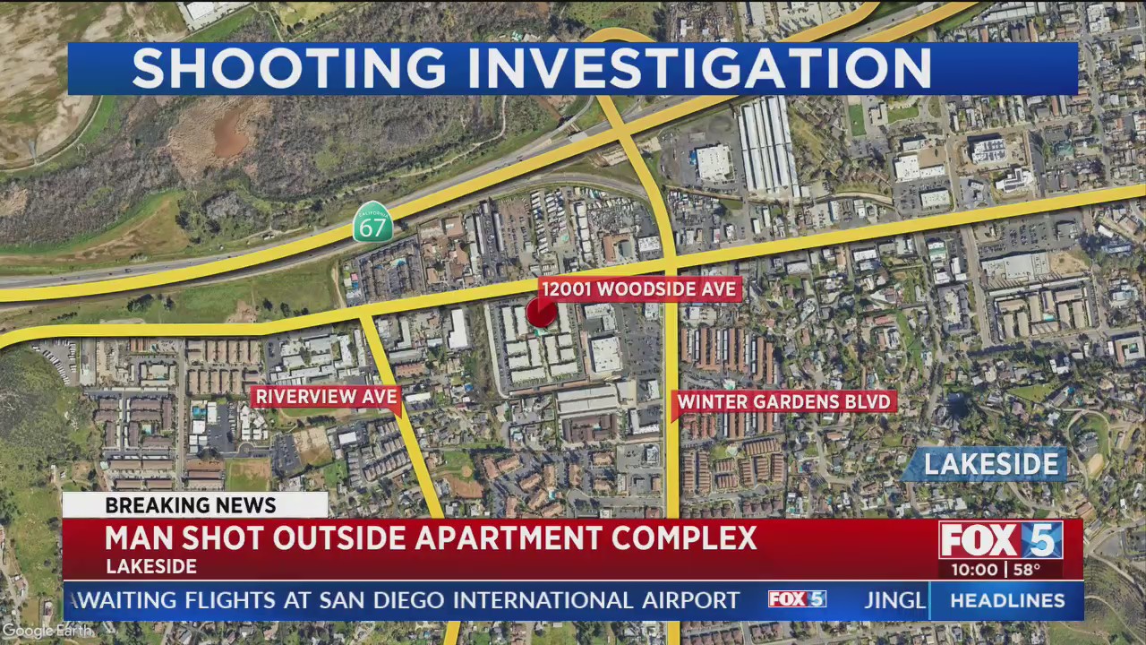 Man shot in chest in Lakeside: SDSO – FOX 5 San Diego & KUSI News