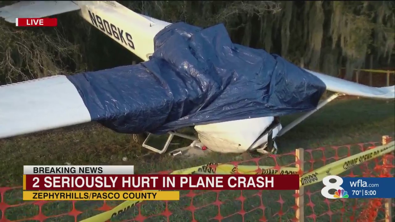 2 seriously injured after plane crash at Pasco County airport – WFLA