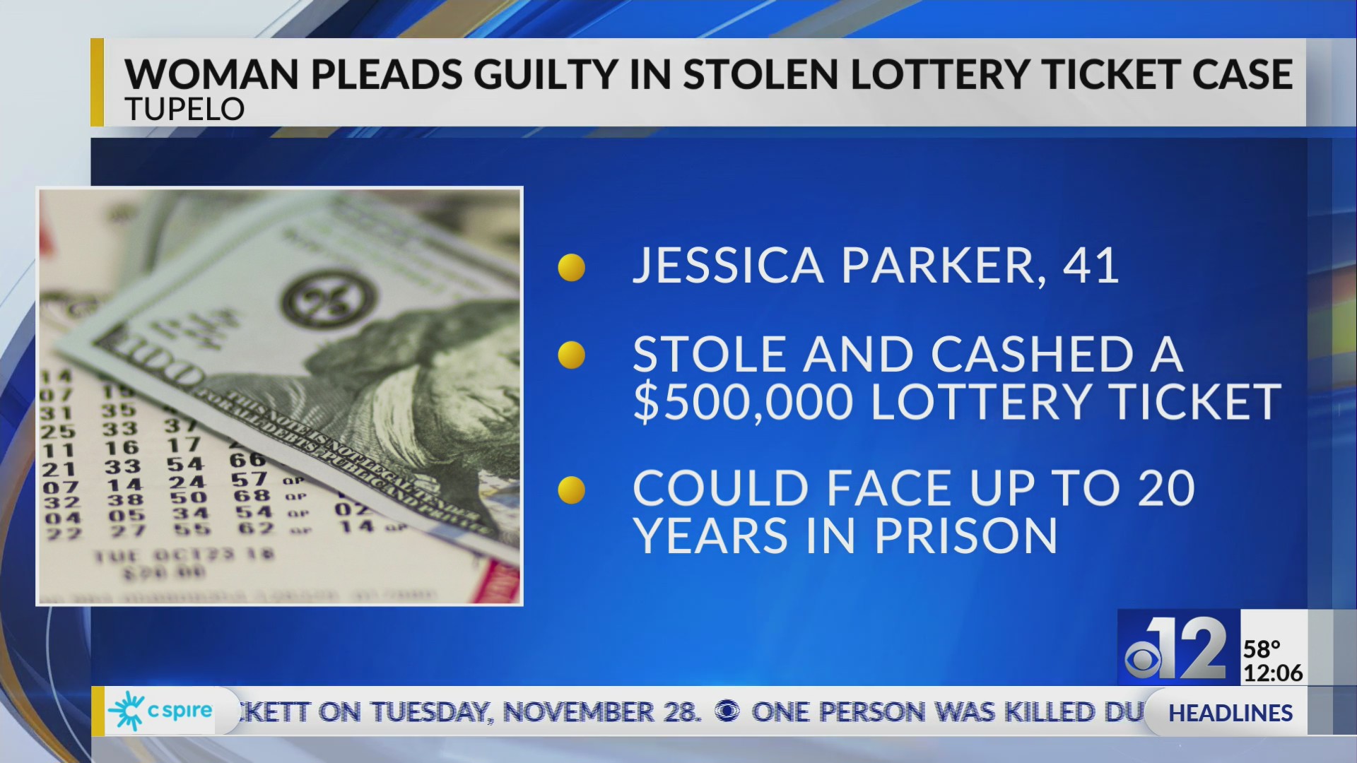 Tupelo woman pleads guilty in stolen lottery ticket case – WJTV