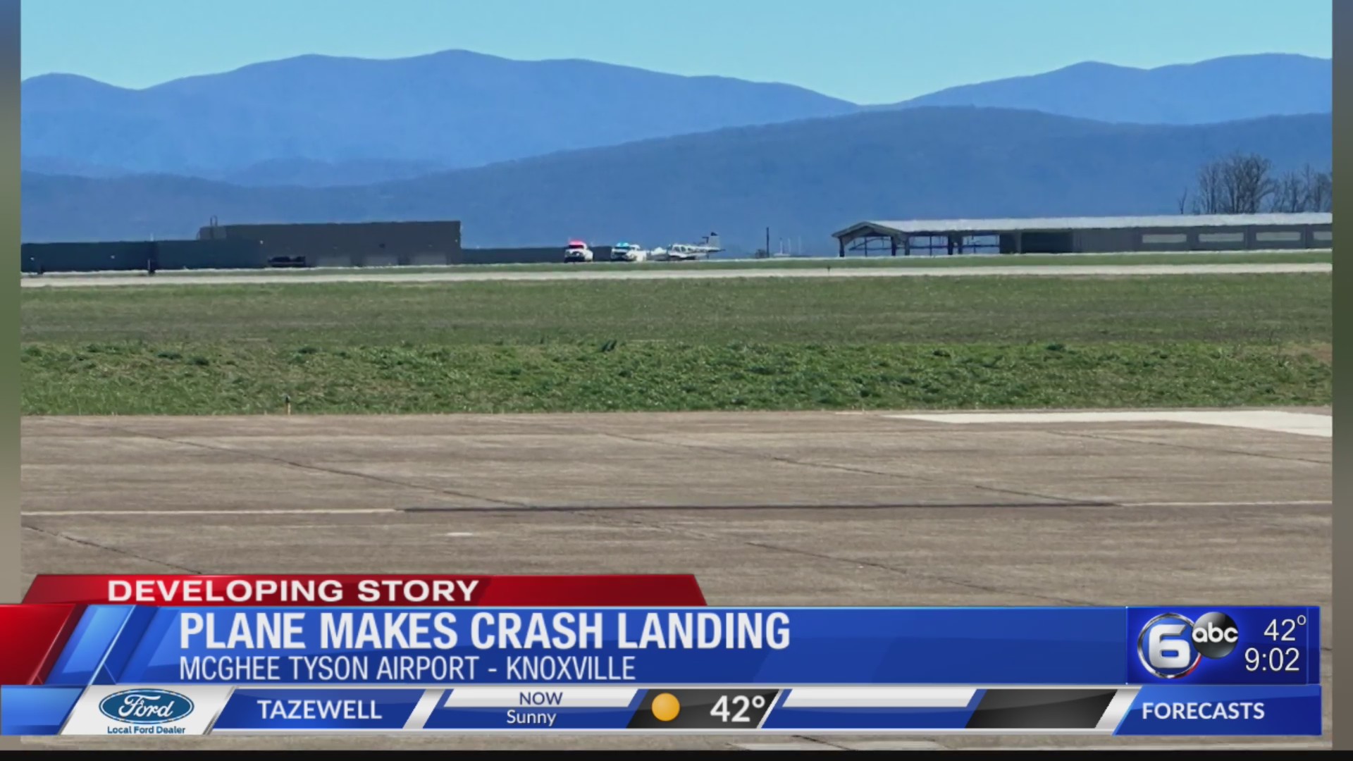 Plane makes crash landing at McGhee Tyson Airport – WATE 6 On Your Side