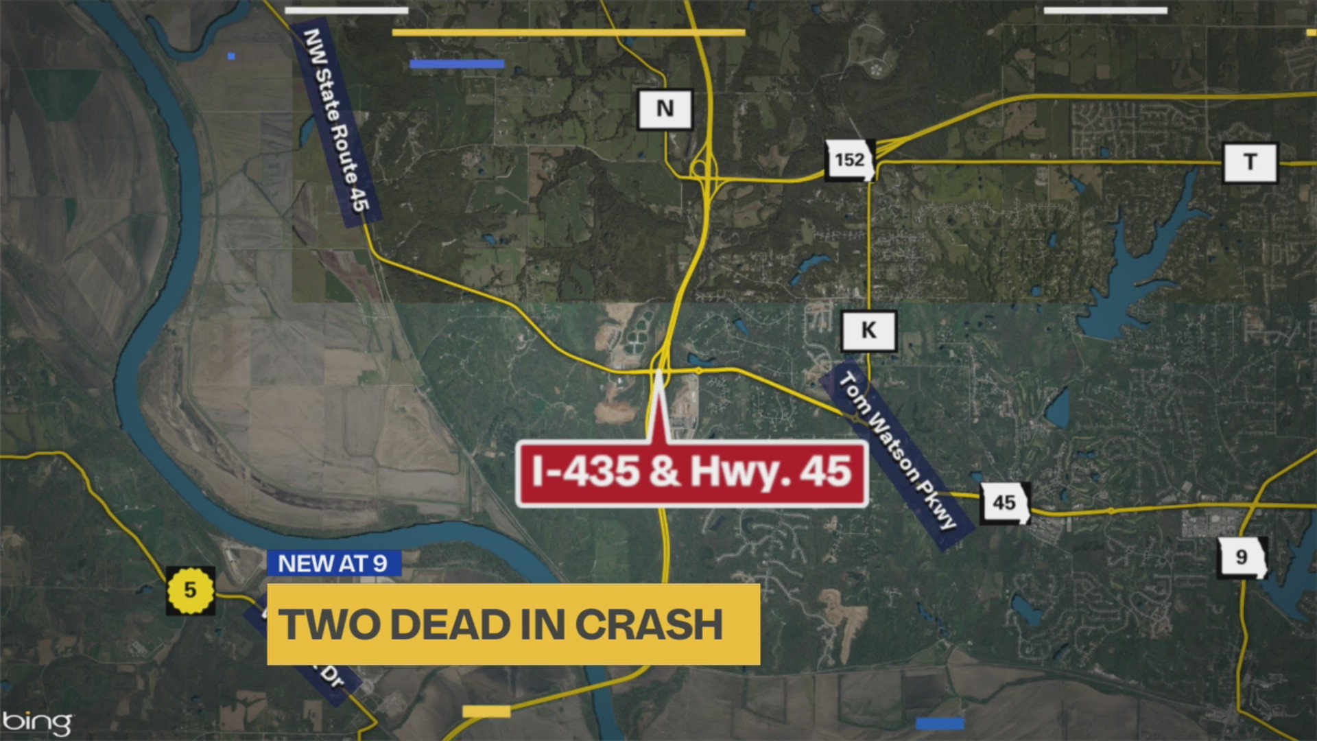 Two killed in crash on I-435 near 45 Highway – FOX 4 Kansas City WDAF ...
