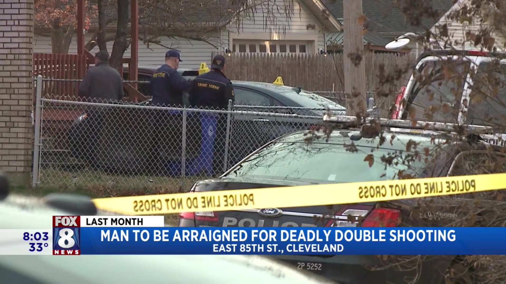 Man charged in deadly double shooting to be arraigned – Fox 8 Cleveland WJW