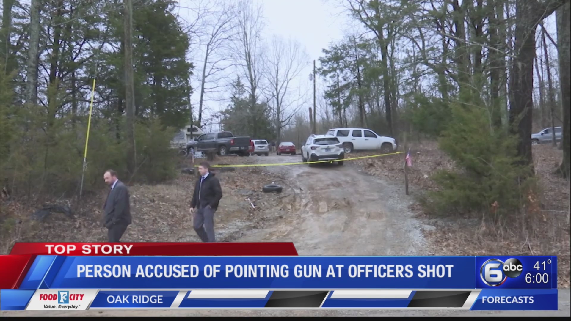 Person accused of pointing gun at officers shot – WATE 6 On Your Side