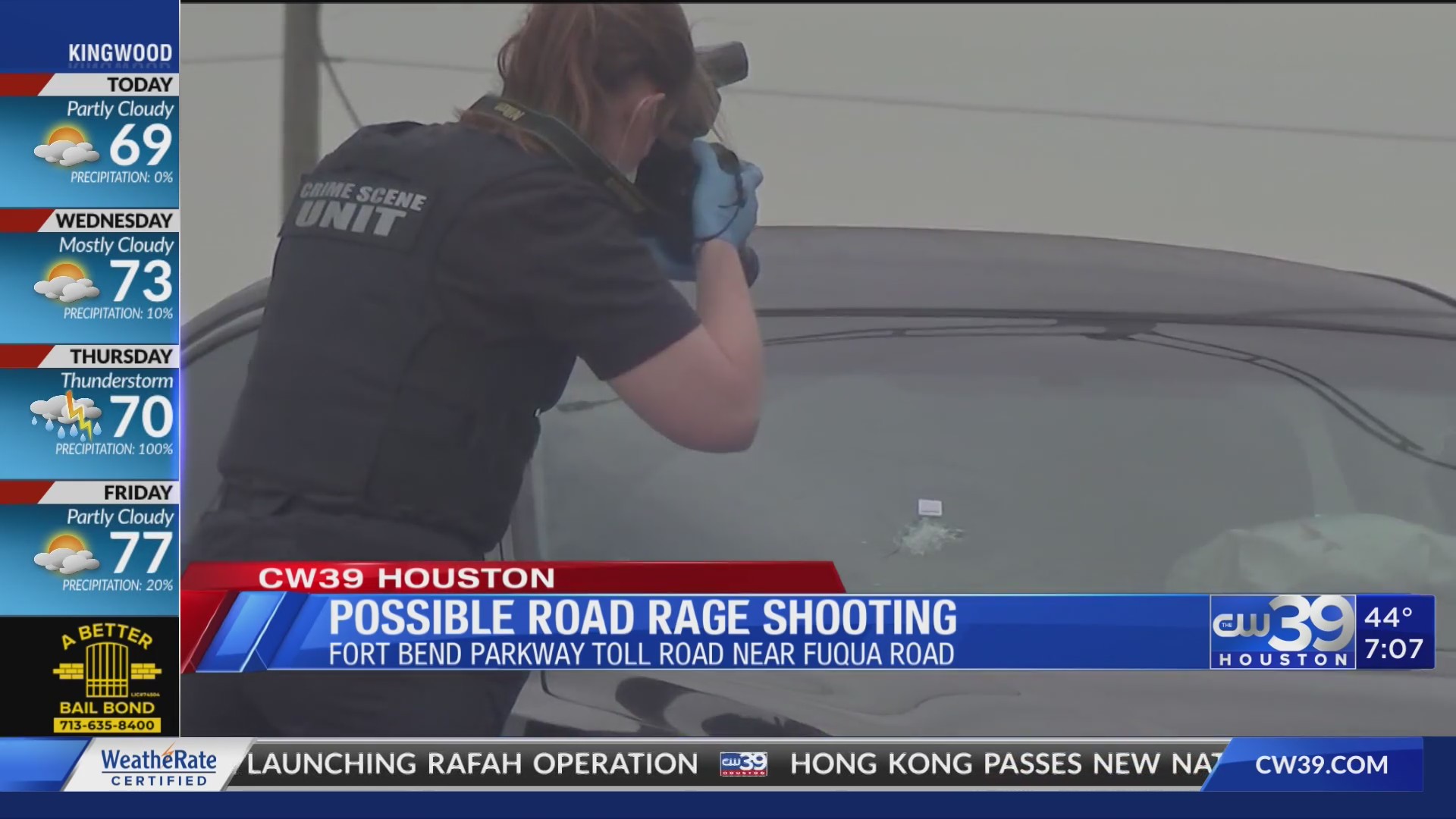 Possible road rage shooting on Fort Bend Parkway Toll Road injures ...