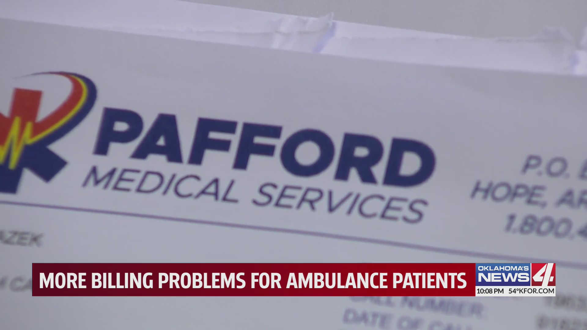 More billing problems for ambulance patients Oklahoma City