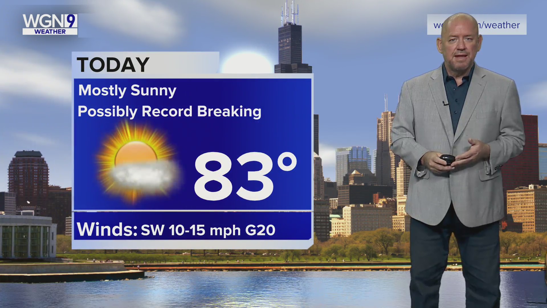 Thursday Forecast: Temps in low 80s with mostly sunny conditions – WGN-TV