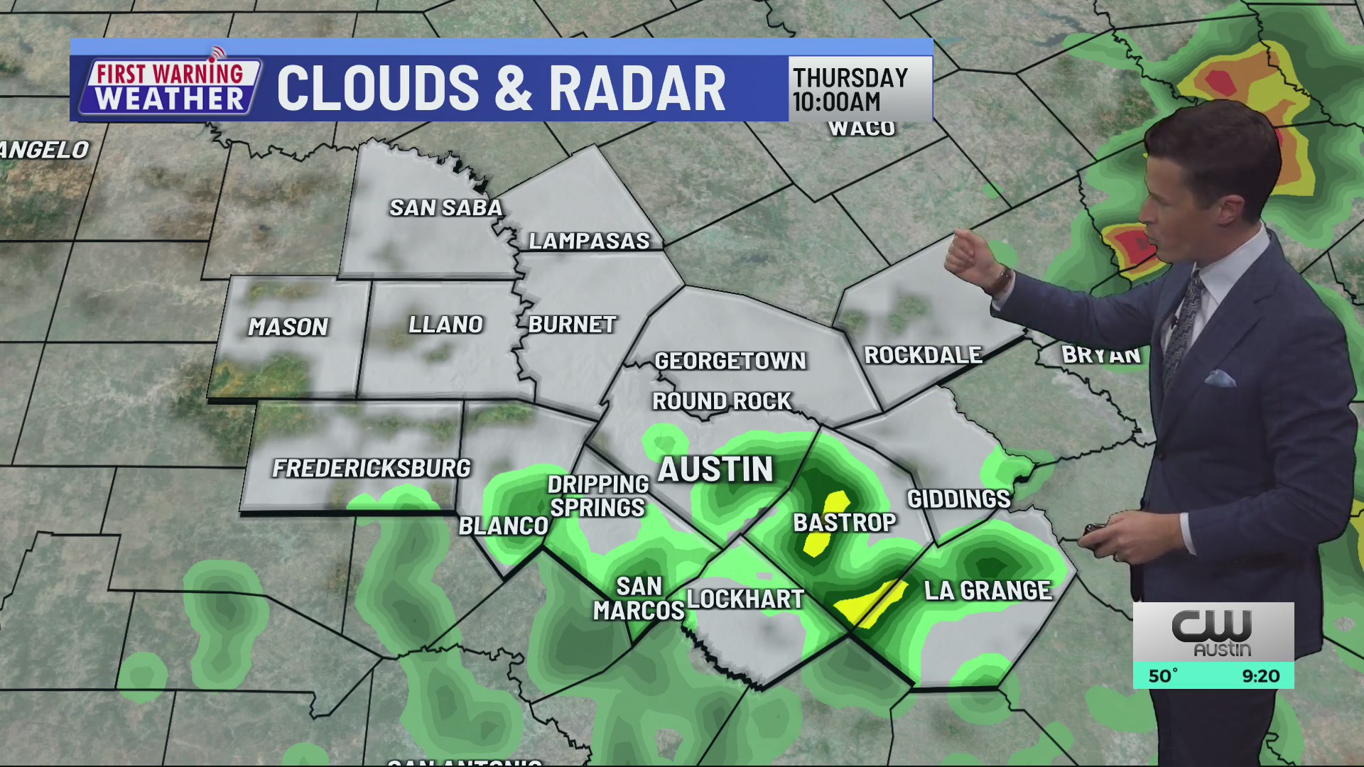 Monday overnight First Warning Forecast – KXAN Austin