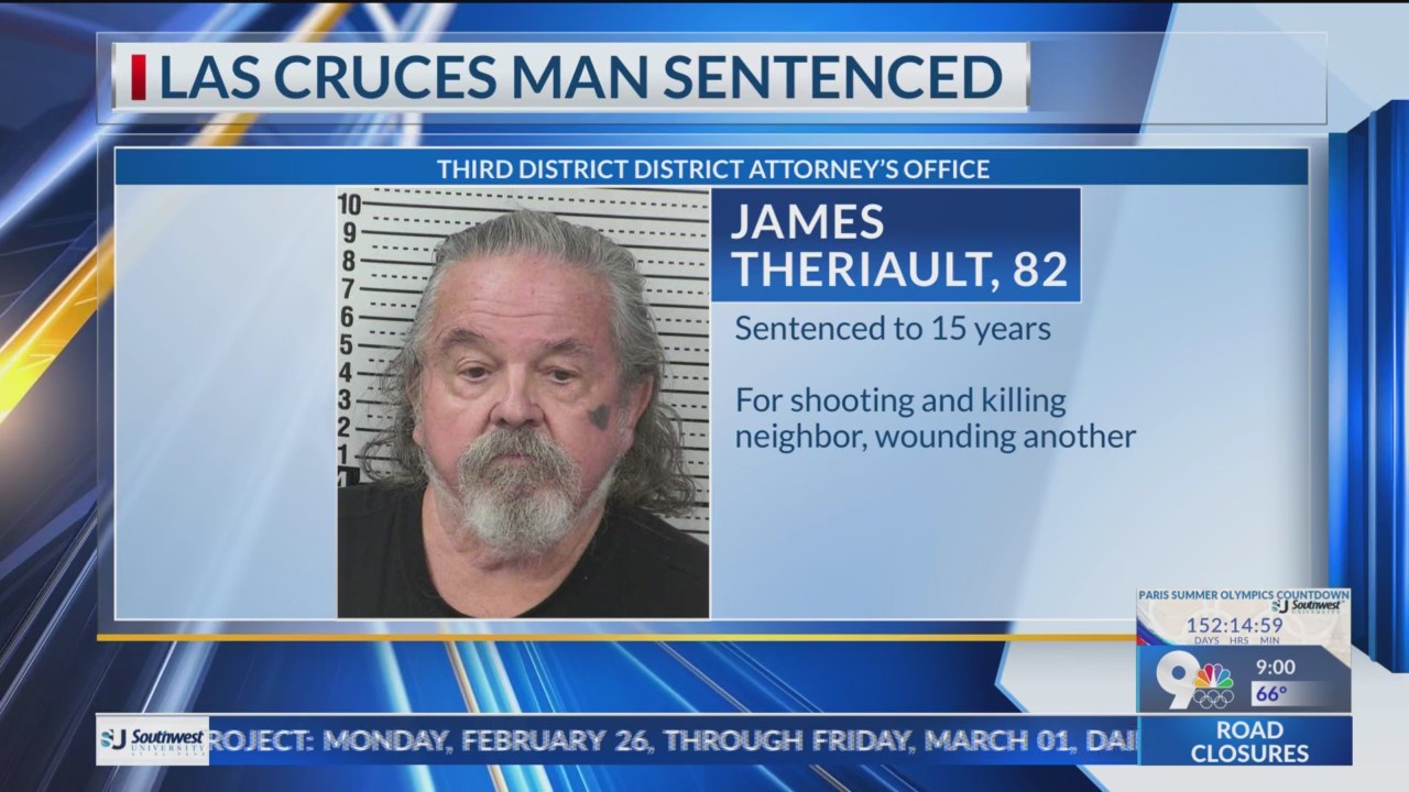 Las Cruces man gets 15 years in shooting death of neighbor – KTSM 9 News