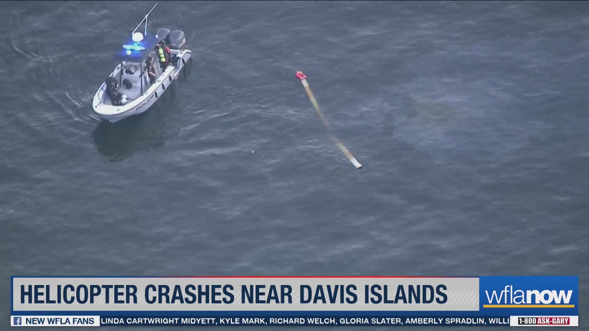 Helicopter crashes near Davis Islands WFLA