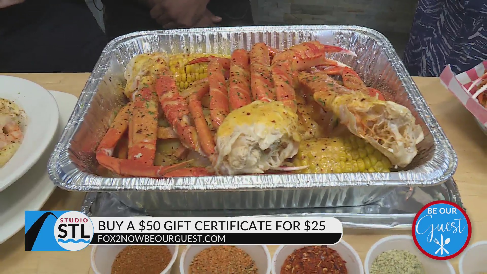 Be Our Guest to Krab Kingz on Watson Road and get a 50 gift