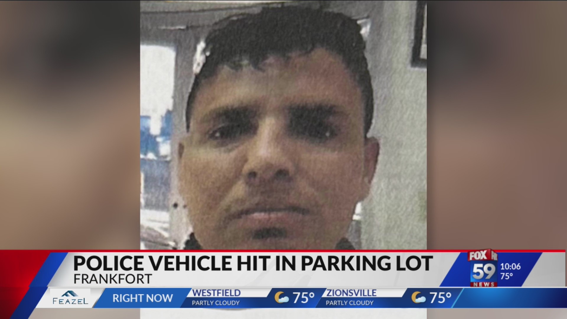 California man arrested for damaging Frankfort police car – Fox 59