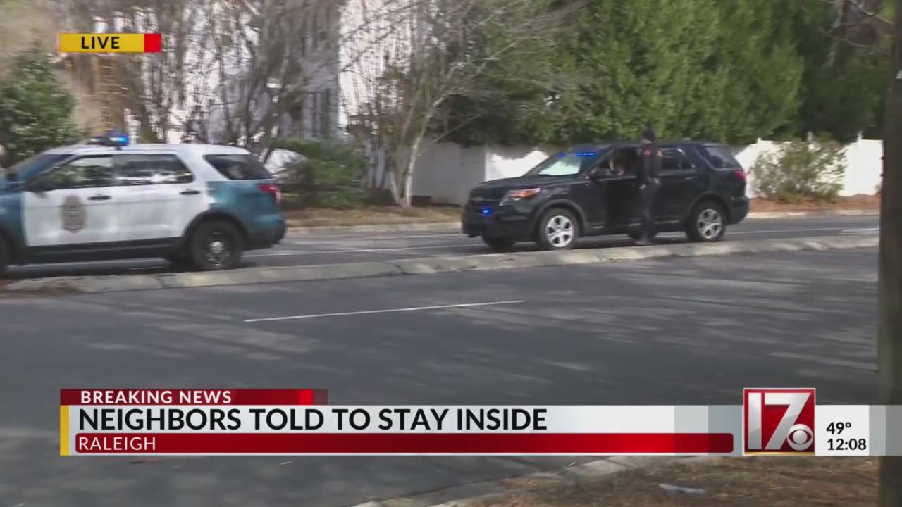 Raleigh police telling neighborhood to shelter while they search for ...