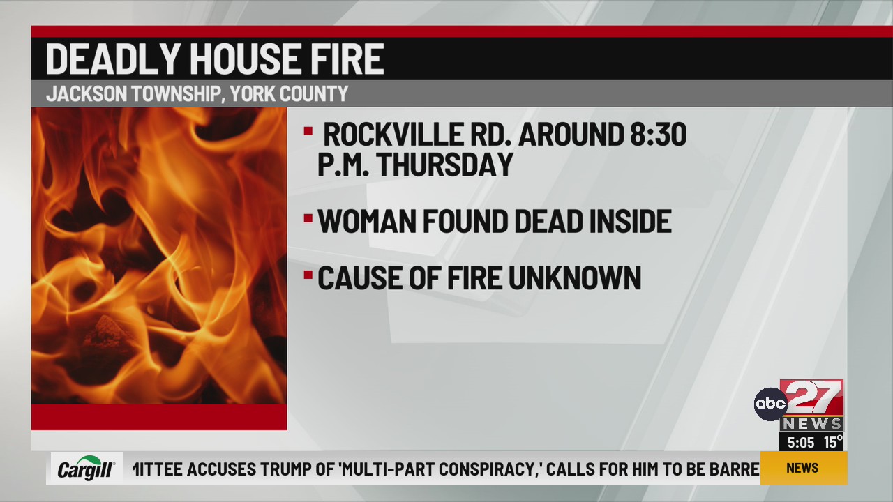 Woman found dead after York County fire – ABC27