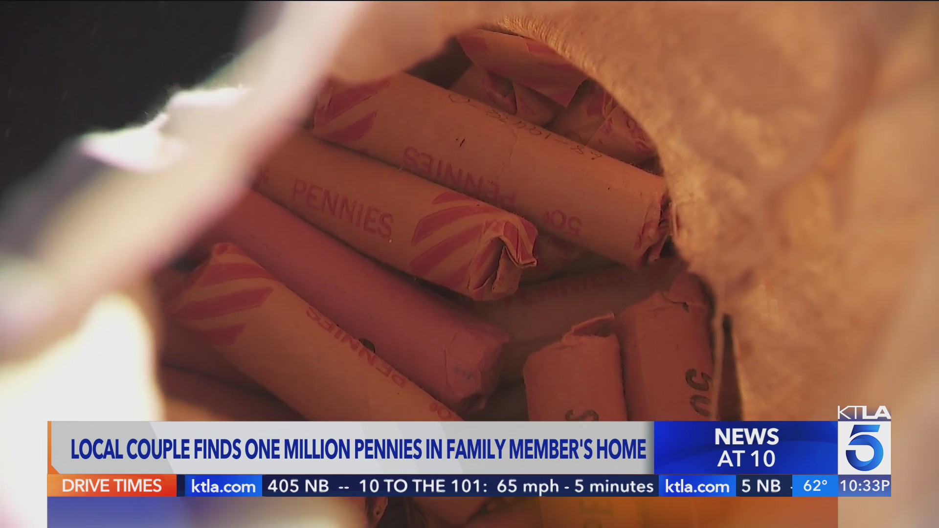 Family finds 1 million copper pennies while cleaning out Los Angeles