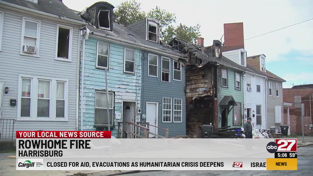 Twoalarm fire damages homes in Harrisburg ABC27