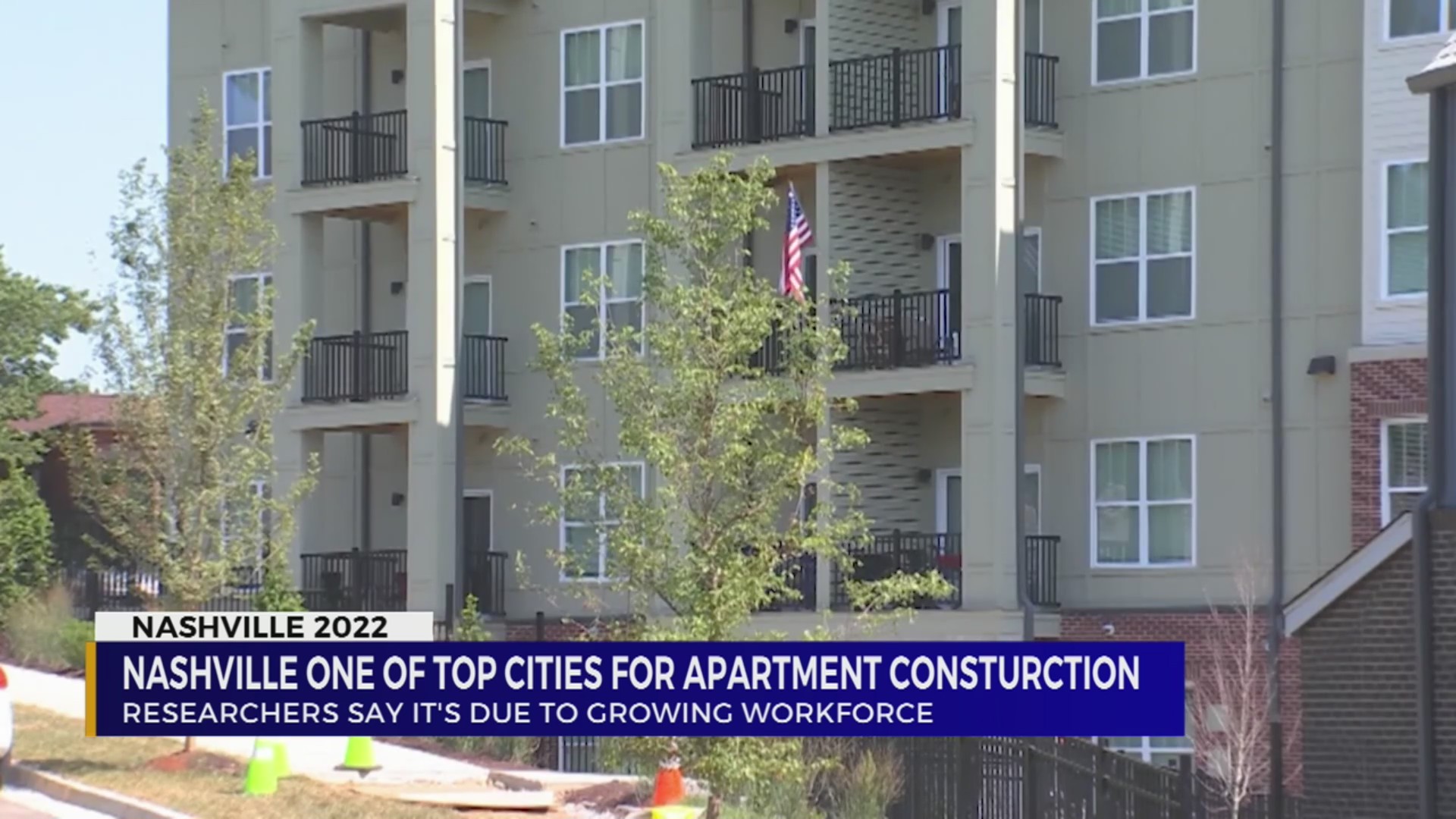 Nashville one of top cities for apartment construction – WKRN News 2