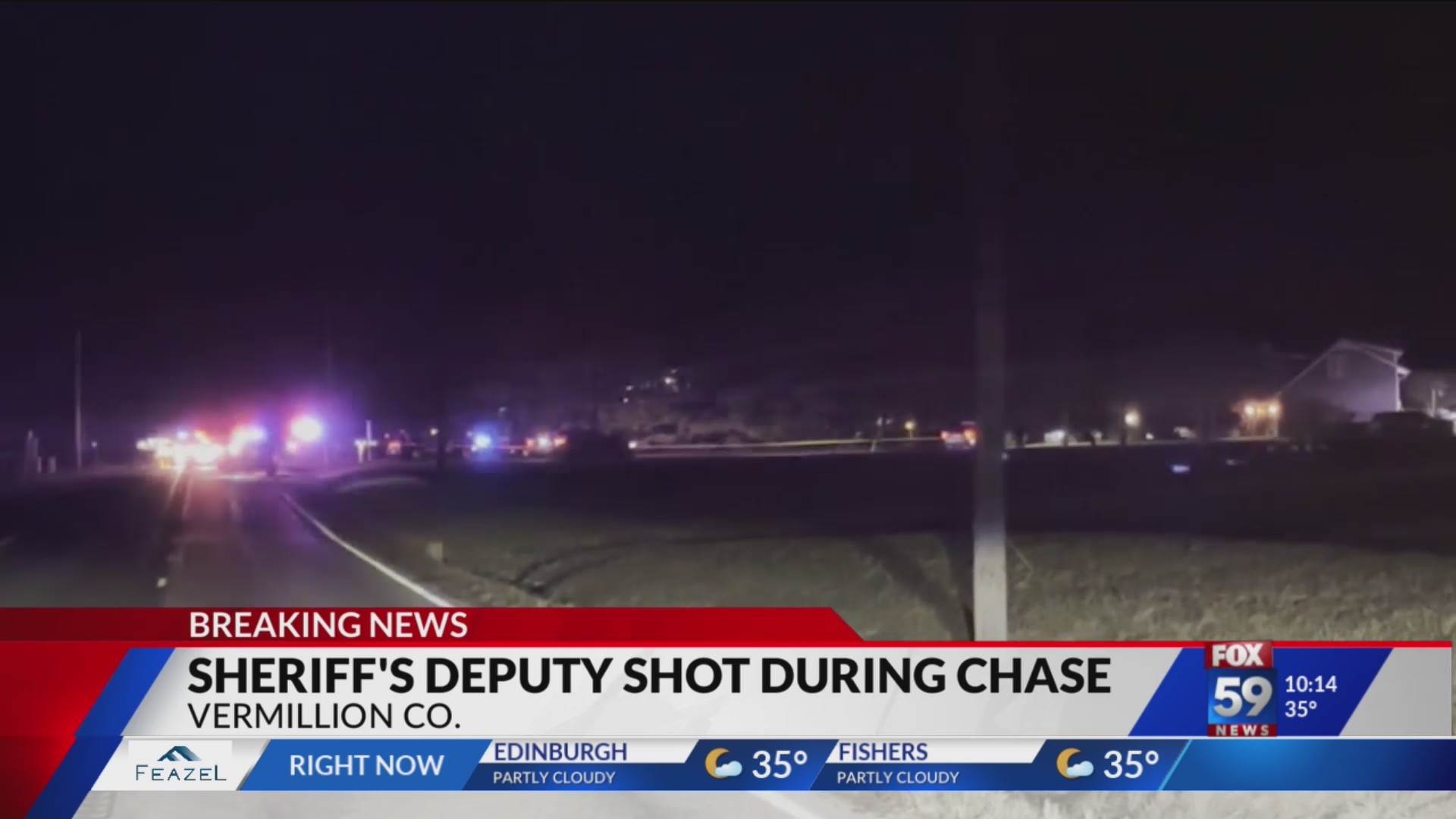Vermillion Co. deputy wounded in shooting – Fox 59