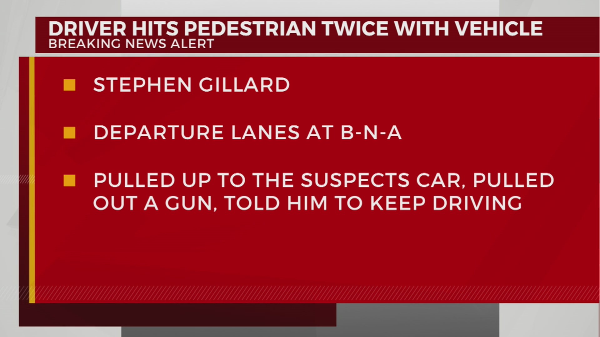 Driver accused of hitting pedestrian at Nashville airport – WKRN News 2