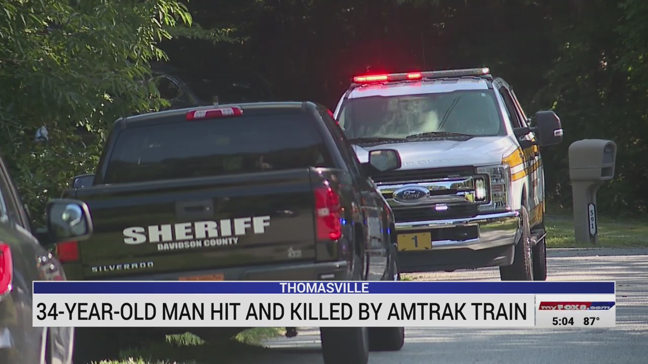 Man hit, killed by Amtrak train near Thomasville, troopers say – FOX8 WGHP