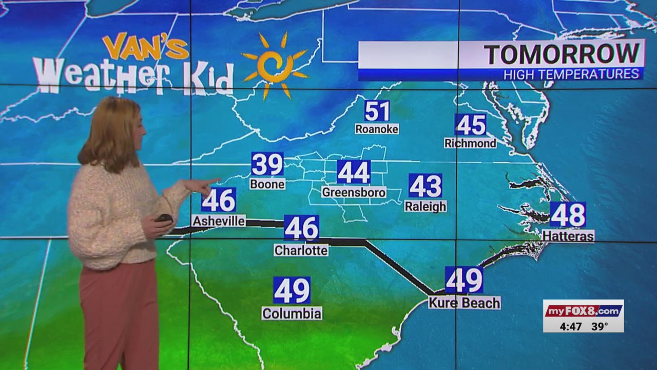 Van’s Weather Kid Callie Gold FOX8 WGHP